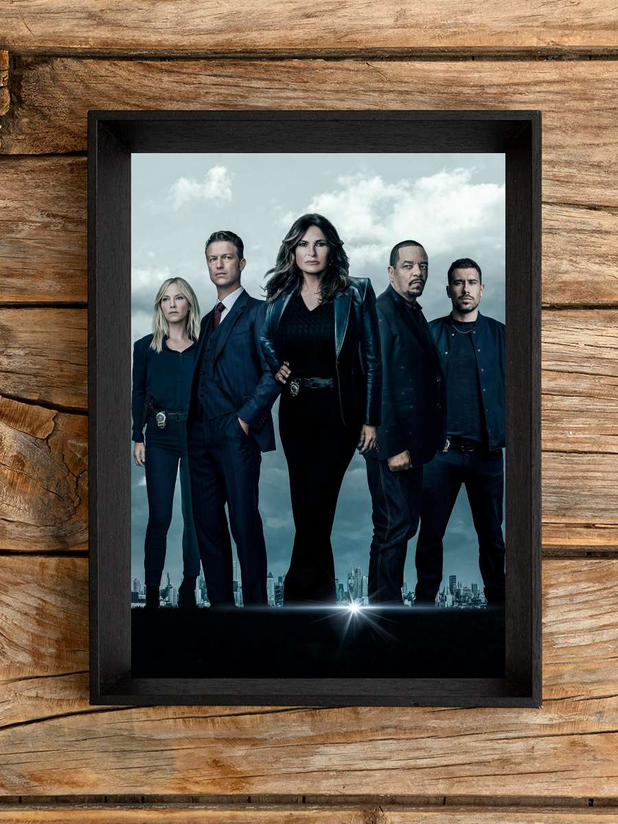 Law & Order: Special Victims Unit Dizi Tablo Siyah Çerçeveli Dizi Poster Duvar Tablo