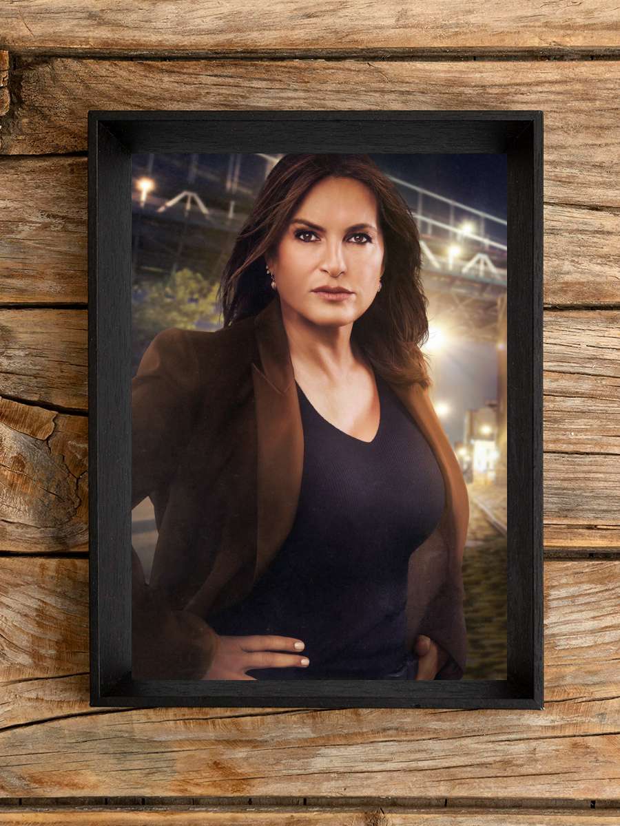 Law & Order: Special Victims Unit Dizi Tablo Siyah Çerçeveli Dizi Poster Duvar Tablo