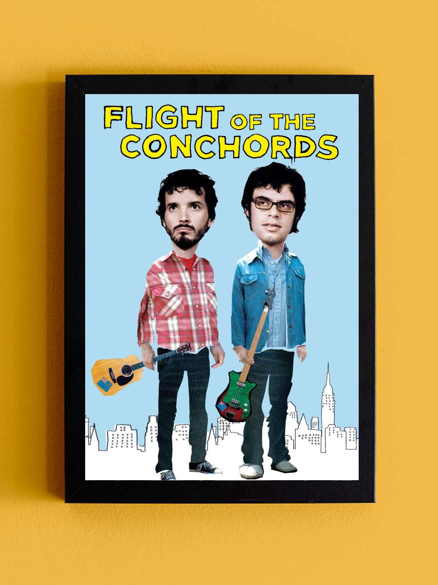 Flight of the Conchords Dizi Tablo Siyah Çerçeveli Dizi Poster Duvar Tablo