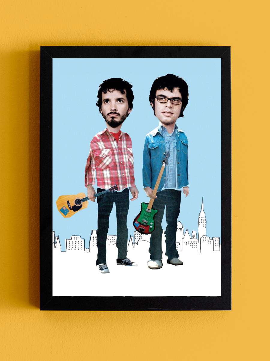 Flight of the Conchords Dizi Tablo Siyah Çerçeveli Dizi Poster Duvar Tablo