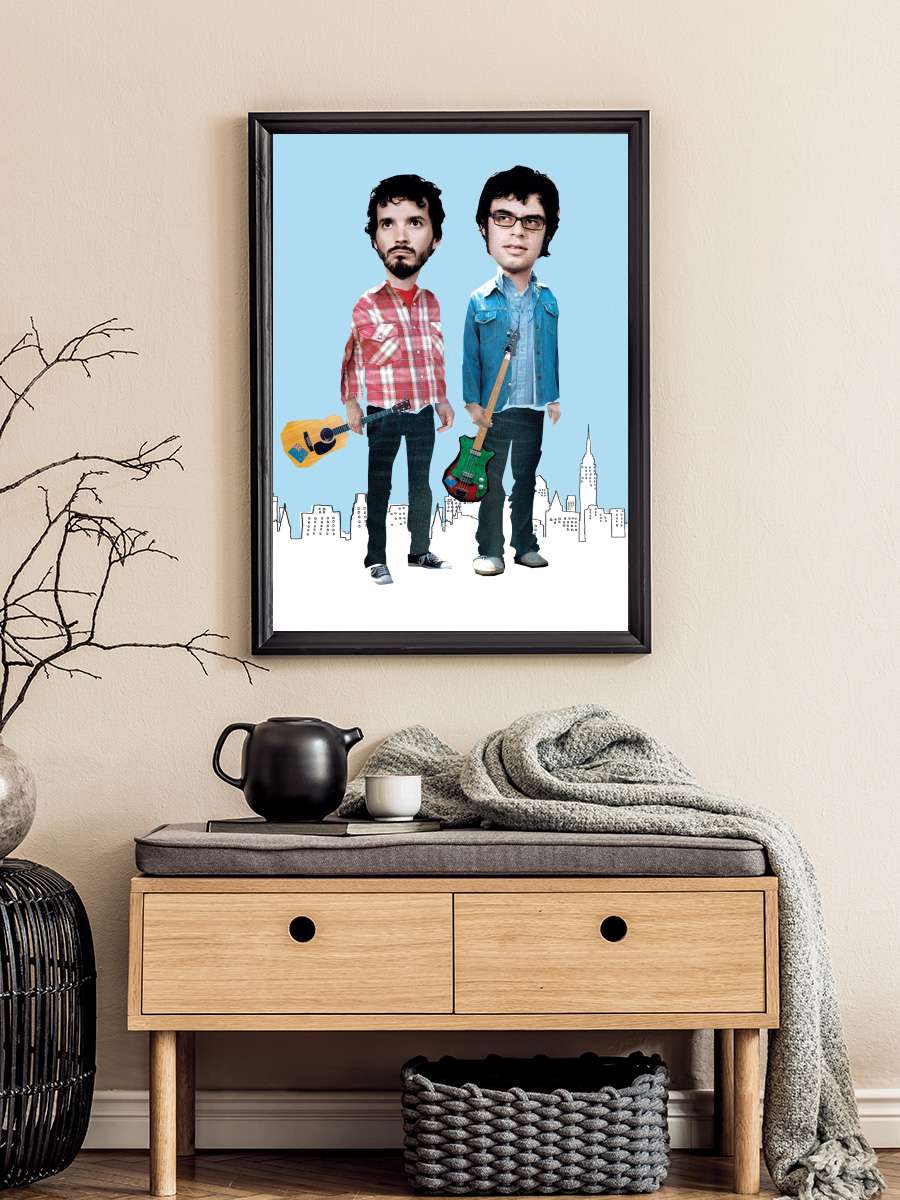 Flight of the Conchords Dizi Tablo Siyah Çerçeveli Dizi Poster Duvar Tablo