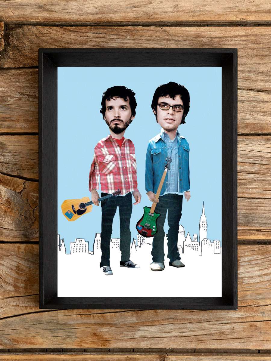 Flight of the Conchords Dizi Tablo Siyah Çerçeveli Dizi Poster Duvar Tablo