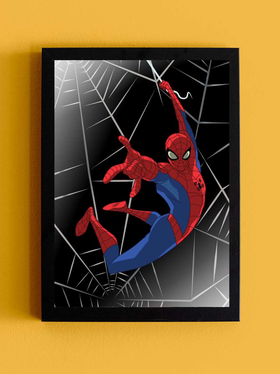 The Spectacular Spider-Man Dizi Tablo Siyah Çerçeveli Dizi Poster Duvar Tablo