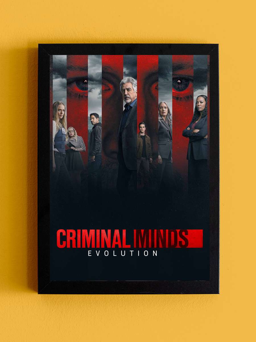 Criminal Minds Dizi Tablo Siyah Çerçeveli Dizi Poster Duvar Tablo