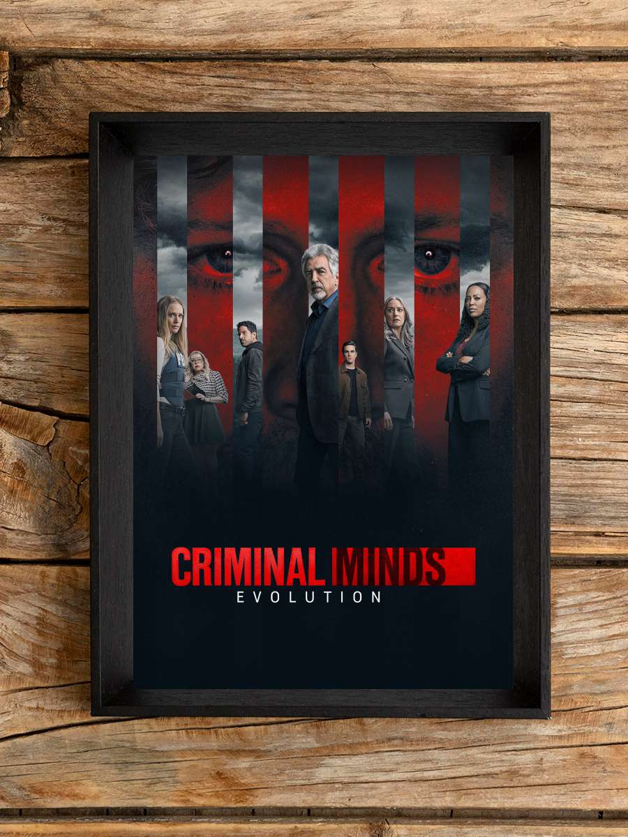 Criminal Minds Dizi Tablo Siyah Çerçeveli Dizi Poster Duvar Tablo