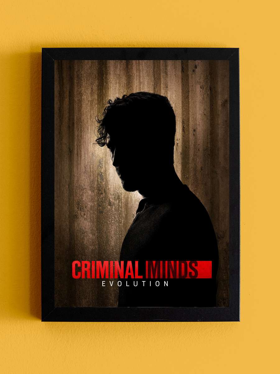 Criminal Minds Dizi Tablo Siyah Çerçeveli Dizi Poster Duvar Tablo