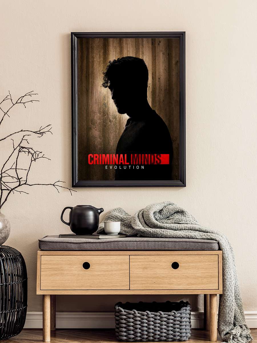 Criminal Minds Dizi Tablo Siyah Çerçeveli Dizi Poster Duvar Tablo