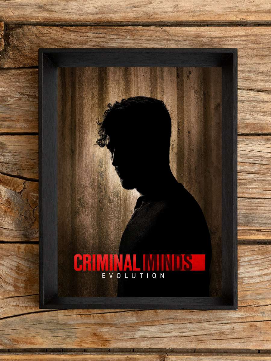 Criminal Minds Dizi Tablo Siyah Çerçeveli Dizi Poster Duvar Tablo