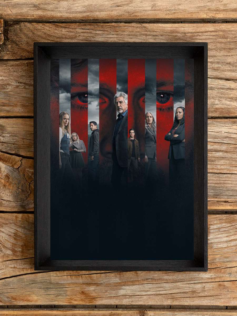 Criminal Minds Dizi Tablo Siyah Çerçeveli Dizi Poster Duvar Tablo