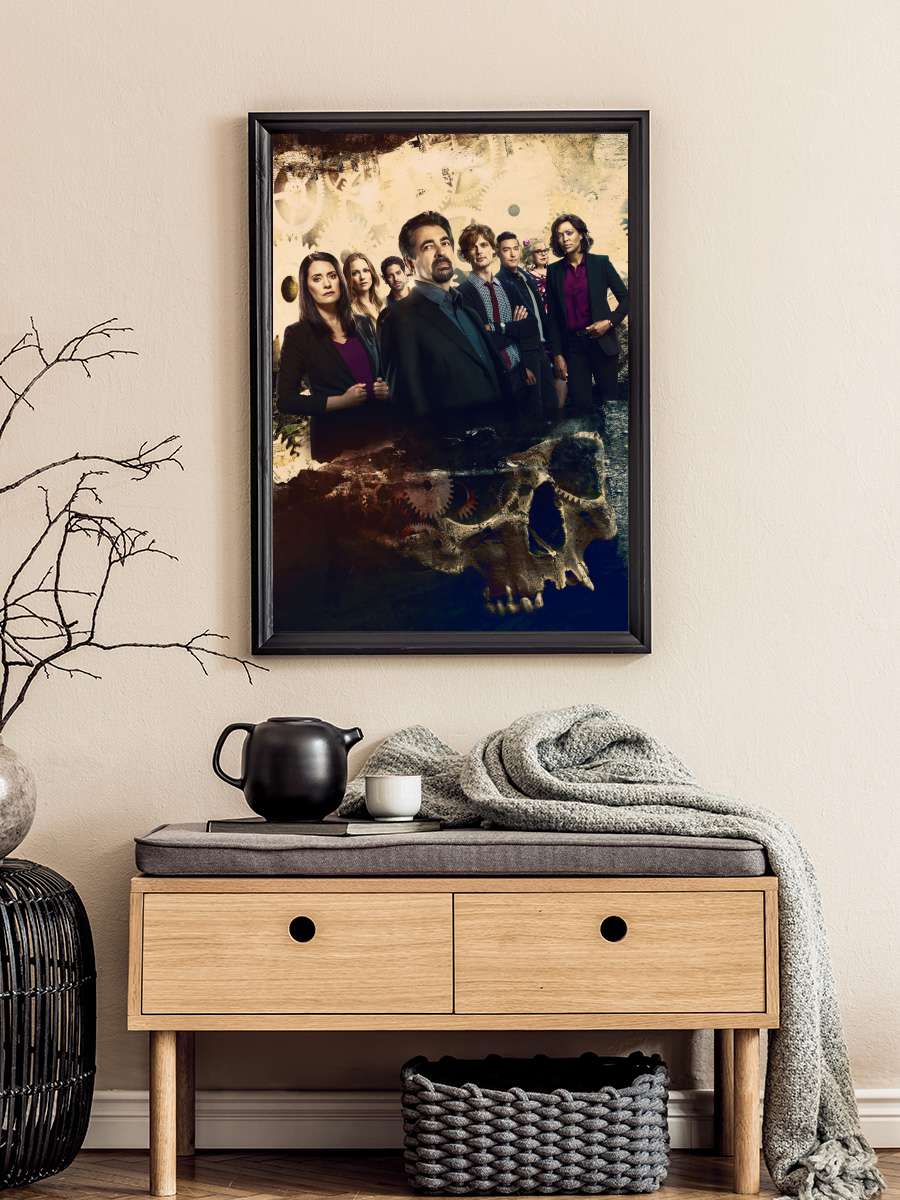 Criminal Minds Dizi Tablo Siyah Çerçeveli Dizi Poster Duvar Tablo