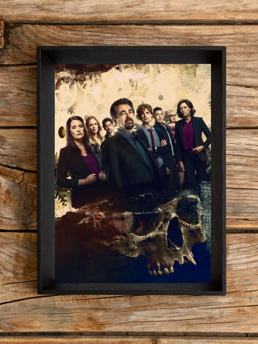 Criminal Minds Dizi Tablo Siyah Çerçeveli Dizi Poster Duvar Tablo