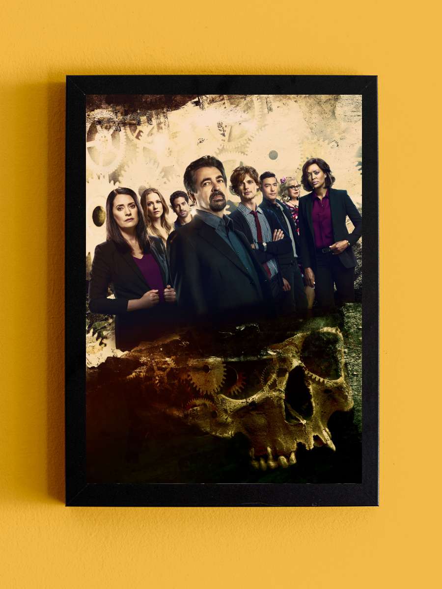 Criminal Minds Dizi Tablo Siyah Çerçeveli Dizi Poster Duvar Tablo