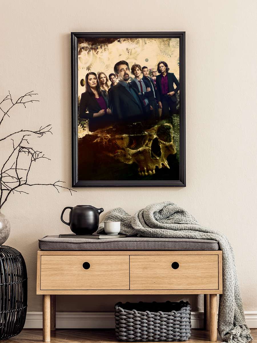 Criminal Minds Dizi Tablo Siyah Çerçeveli Dizi Poster Duvar Tablo