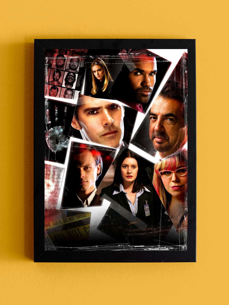 Criminal Minds Dizi Tablo Siyah Çerçeveli Dizi Poster Duvar Tablo