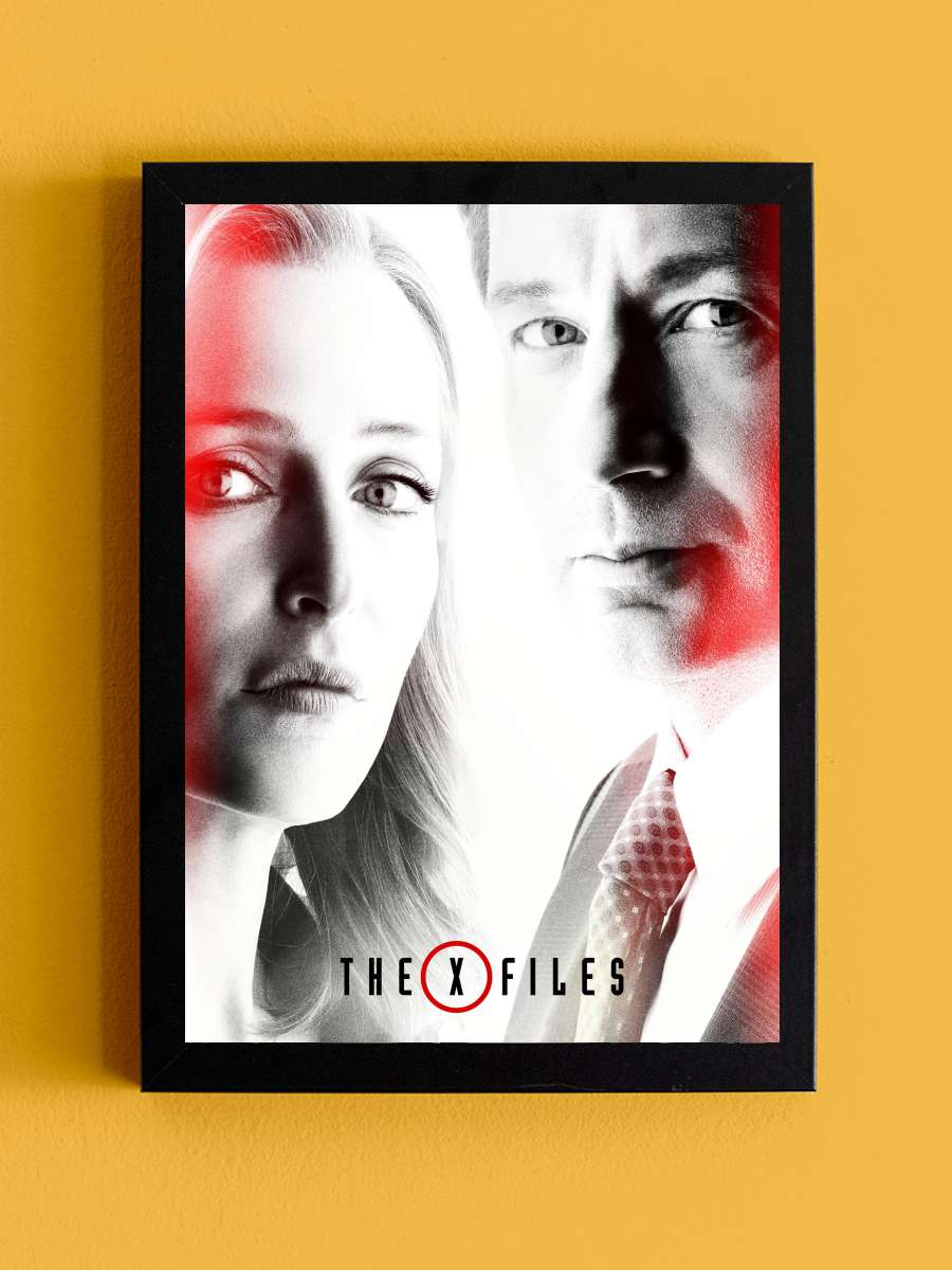 The X-Files Dizi Tablo Siyah Çerçeveli Dizi Poster Duvar Tablo