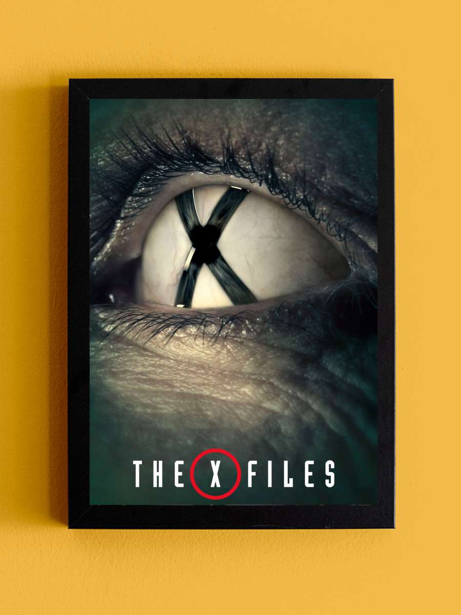 The X-Files Dizi Tablo Siyah Çerçeveli Dizi Poster Duvar Tablo