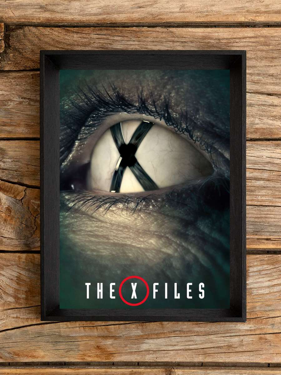 The X-Files Dizi Tablo Siyah Çerçeveli Dizi Poster Duvar Tablo