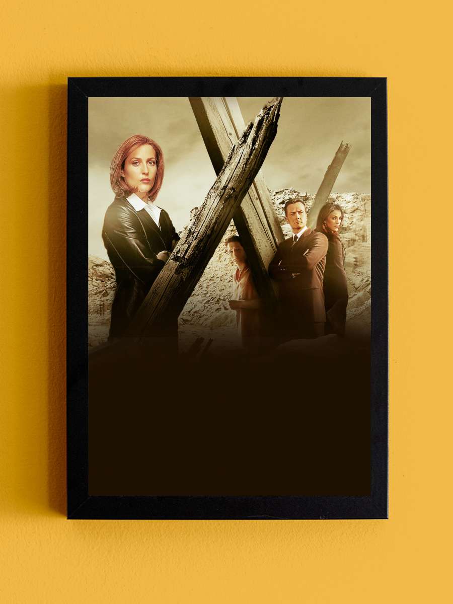 The X-Files Dizi Tablo Siyah Çerçeveli Dizi Poster Duvar Tablo