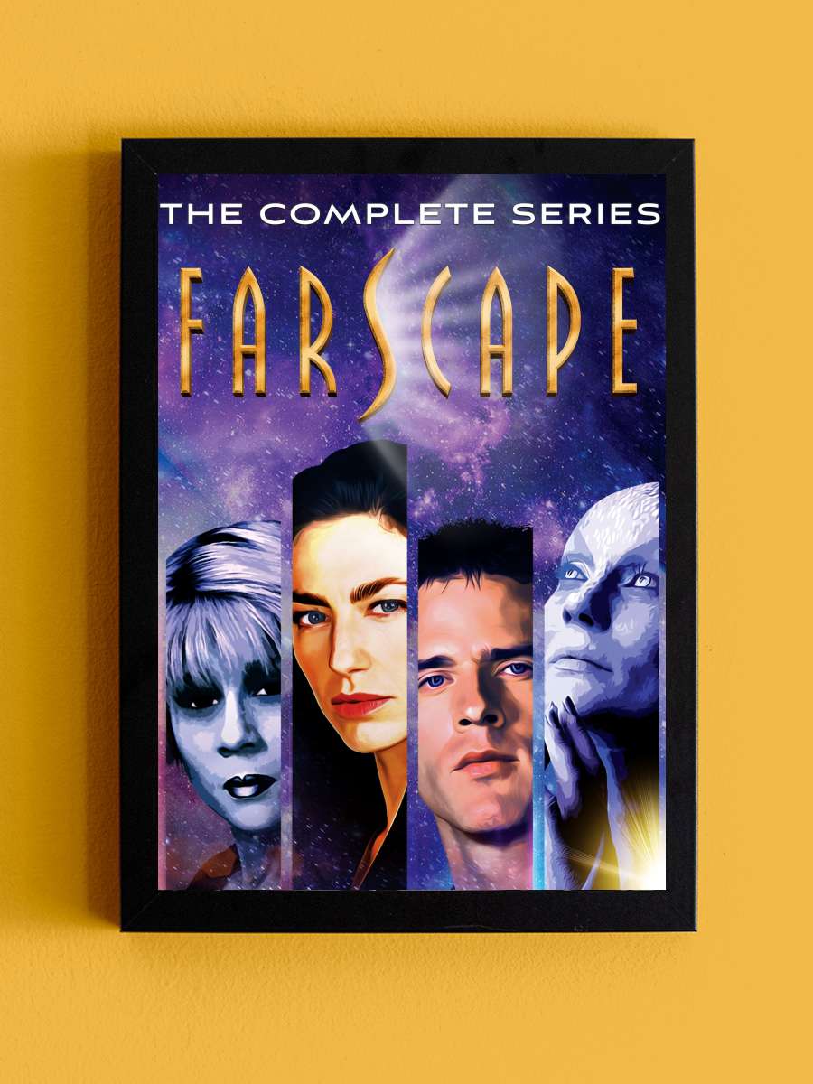 Farscape Dizi Tablo Siyah Çerçeveli Dizi Poster Duvar Tablo