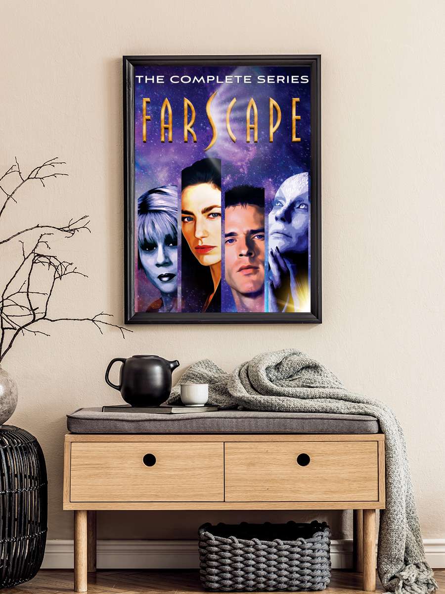 Farscape Dizi Tablo Siyah Çerçeveli Dizi Poster Duvar Tablo