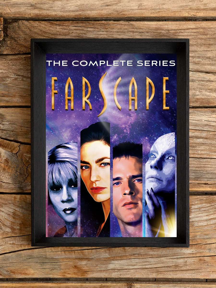 Farscape Dizi Tablo Siyah Çerçeveli Dizi Poster Duvar Tablo