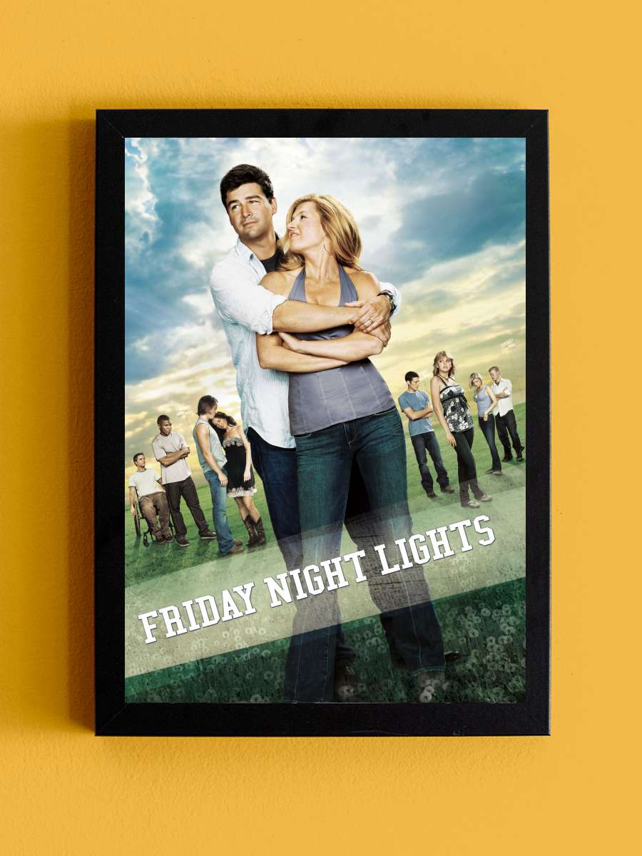 Friday Night Lights Dizi Tablo Siyah Çerçeveli Dizi Poster Duvar Tablo