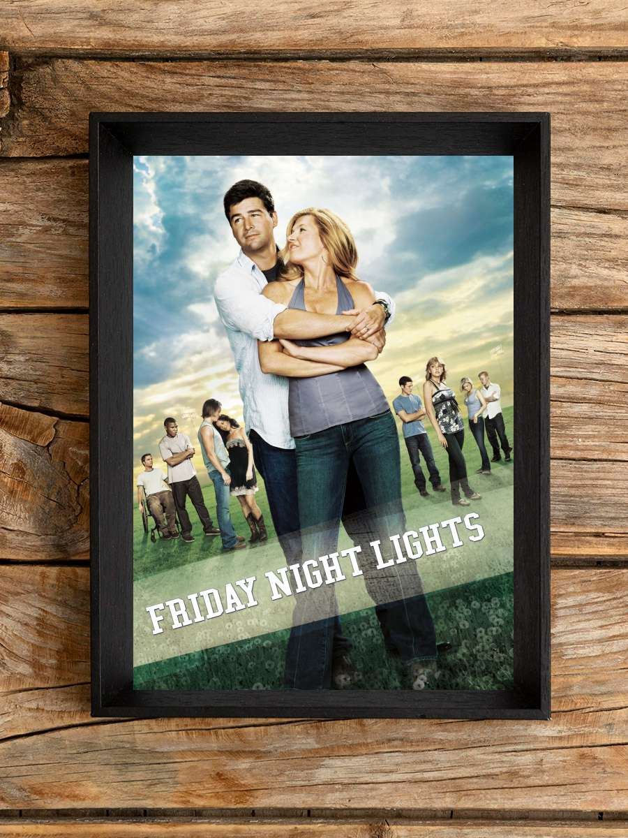 Friday Night Lights Dizi Tablo Siyah Çerçeveli Dizi Poster Duvar Tablo