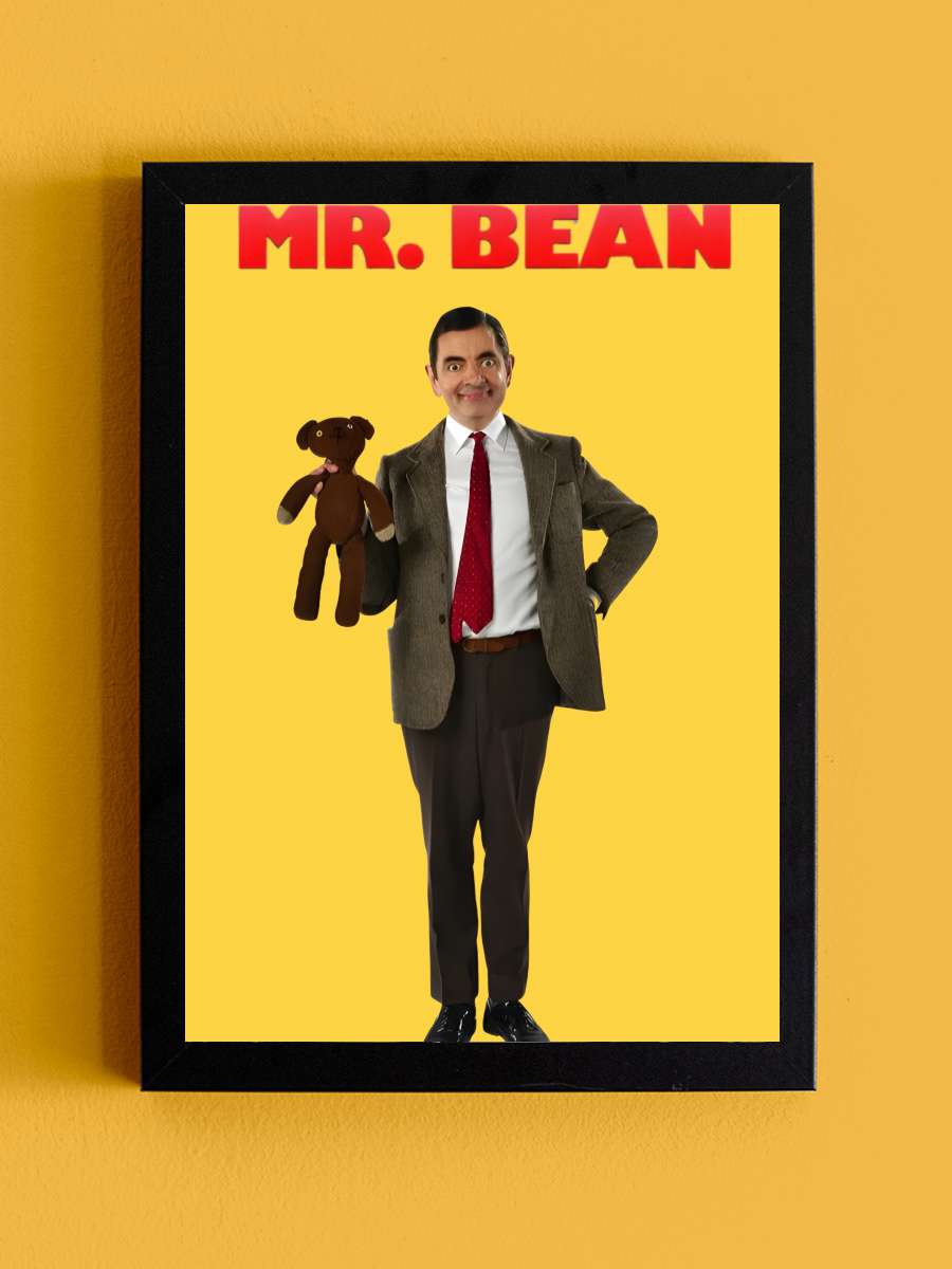 Mr. Bean Dizi Tablo Siyah Çerçeveli Dizi Poster Duvar Tablo