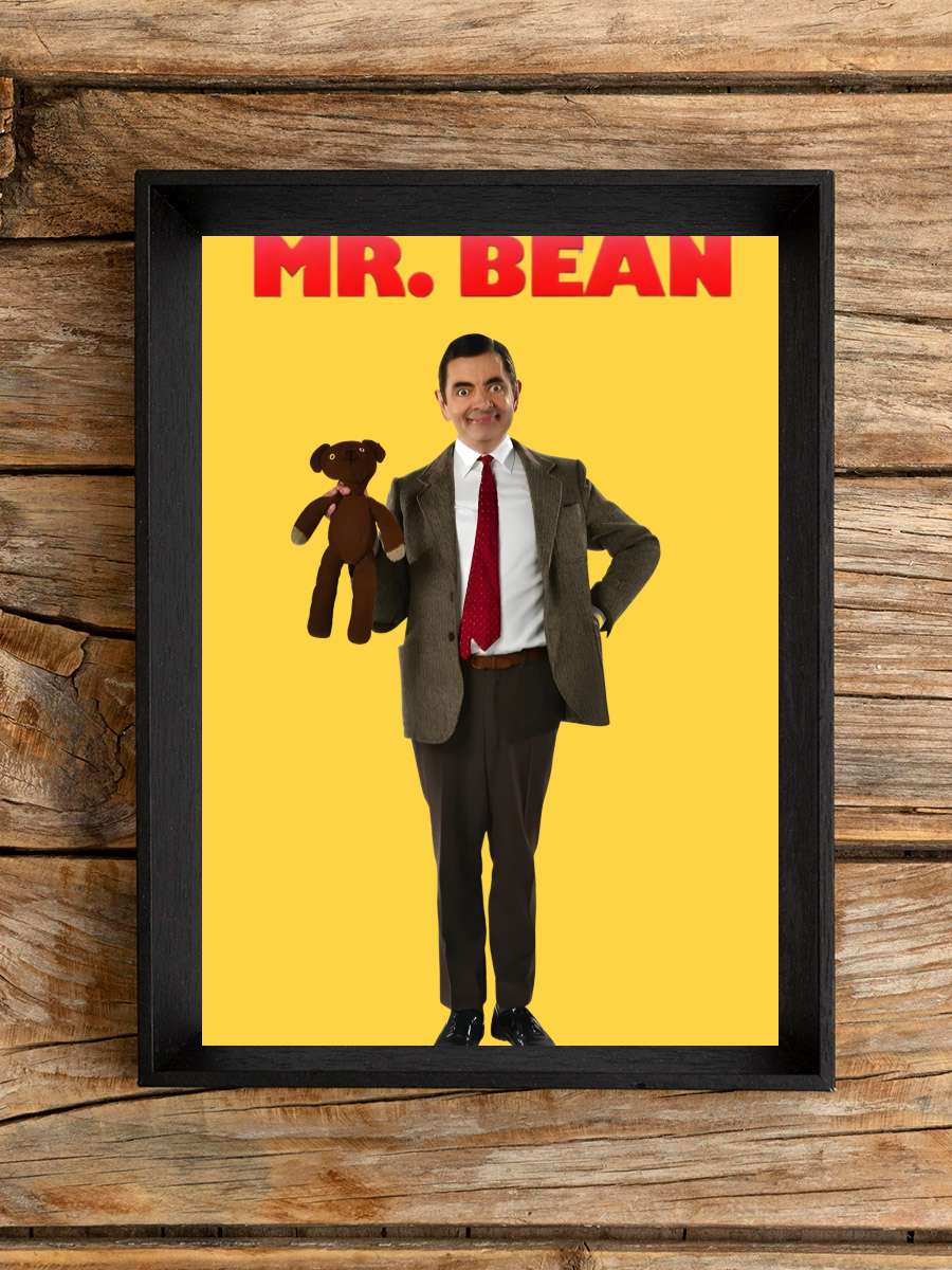 Mr. Bean Dizi Tablo Siyah Çerçeveli Dizi Poster Duvar Tablo