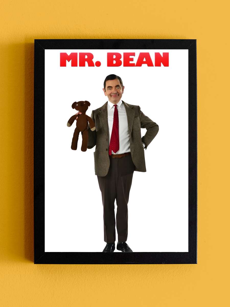 Mr. Bean Dizi Tablo Siyah Çerçeveli Dizi Poster Duvar Tablo