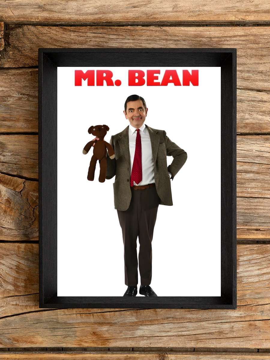 Mr. Bean Dizi Tablo Siyah Çerçeveli Dizi Poster Duvar Tablo