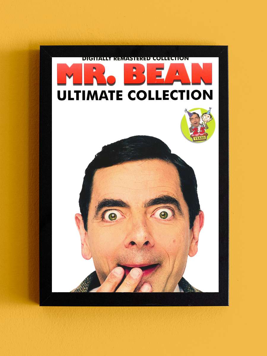 Mr. Bean Dizi Tablo Siyah Çerçeveli Dizi Poster Duvar Tablo