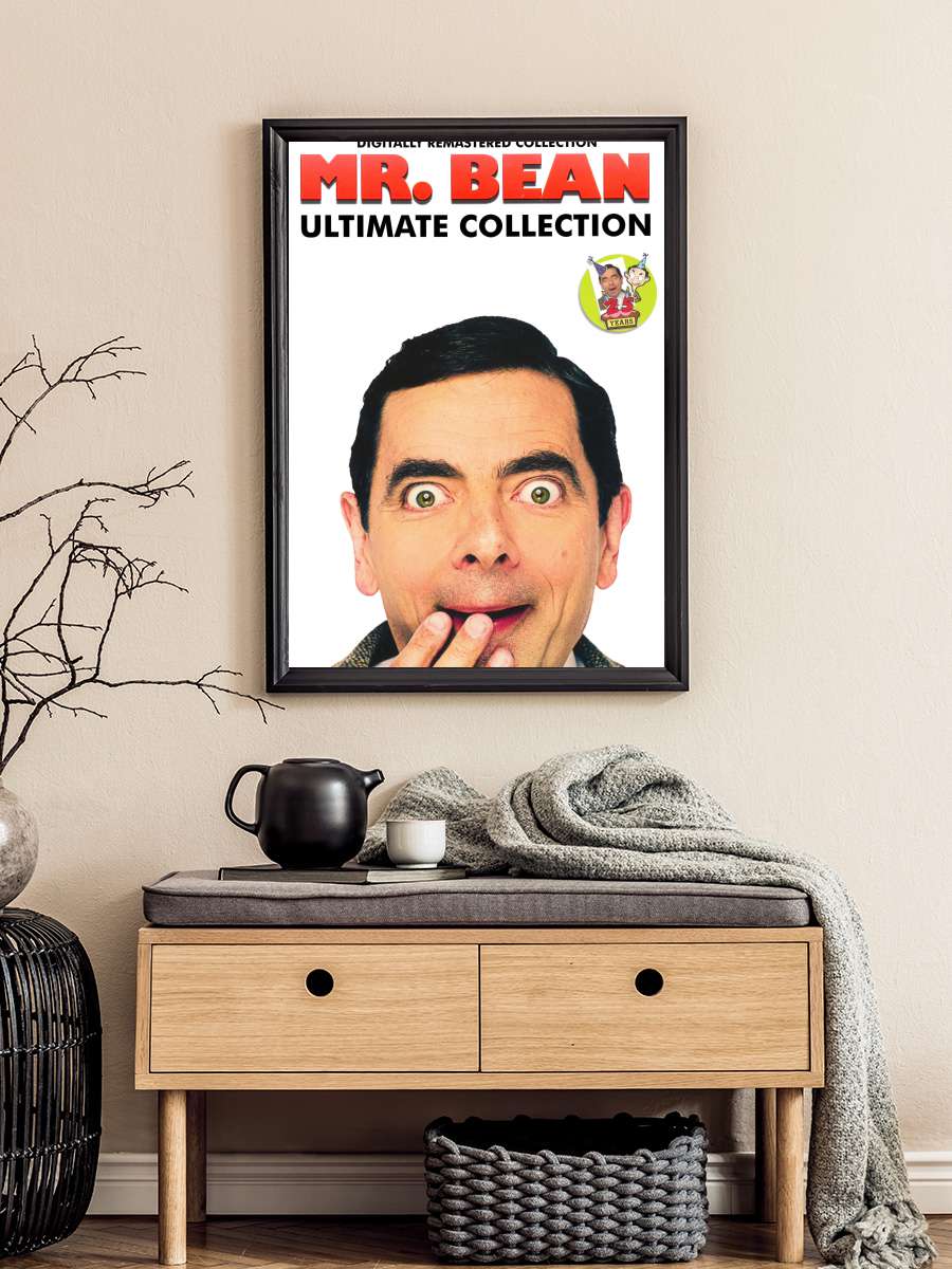 Mr. Bean Dizi Tablo Siyah Çerçeveli Dizi Poster Duvar Tablo