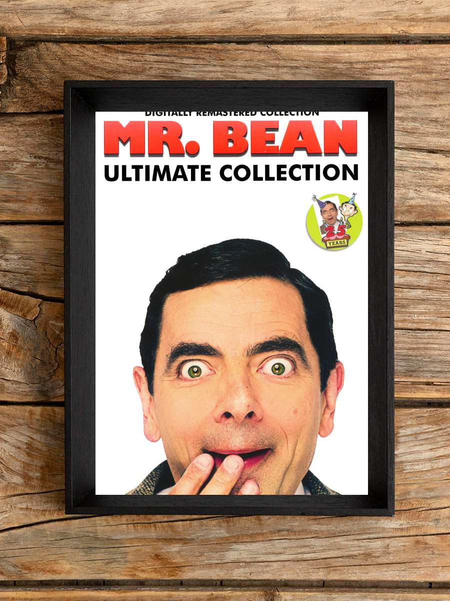 Mr. Bean Dizi Tablo Siyah Çerçeveli Dizi Poster Duvar Tablo