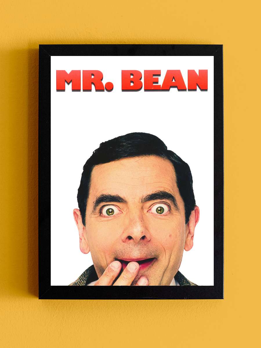 Mr. Bean Dizi Tablo Siyah Çerçeveli Dizi Poster Duvar Tablo