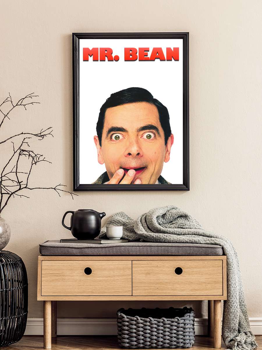 Mr. Bean Dizi Tablo Siyah Çerçeveli Dizi Poster Duvar Tablo