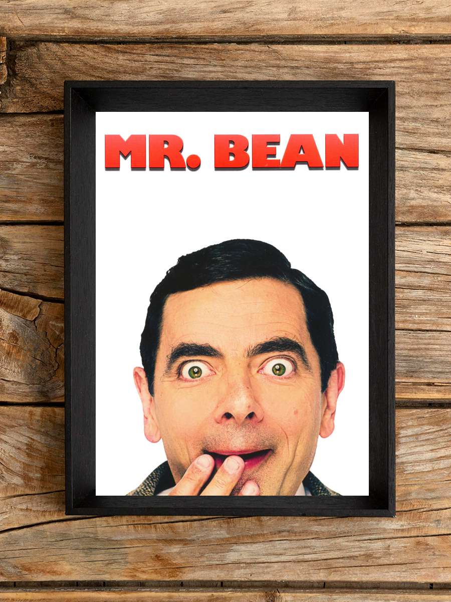 Mr. Bean Dizi Tablo Siyah Çerçeveli Dizi Poster Duvar Tablo