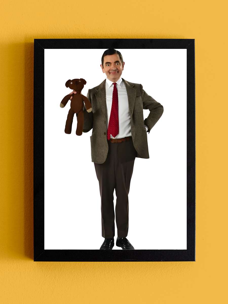 Mr. Bean Dizi Tablo Siyah Çerçeveli Dizi Poster Duvar Tablo