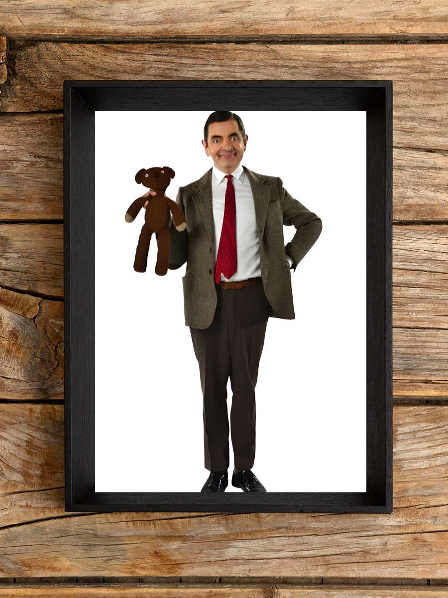 Mr. Bean Dizi Tablo Siyah Çerçeveli Dizi Poster Duvar Tablo