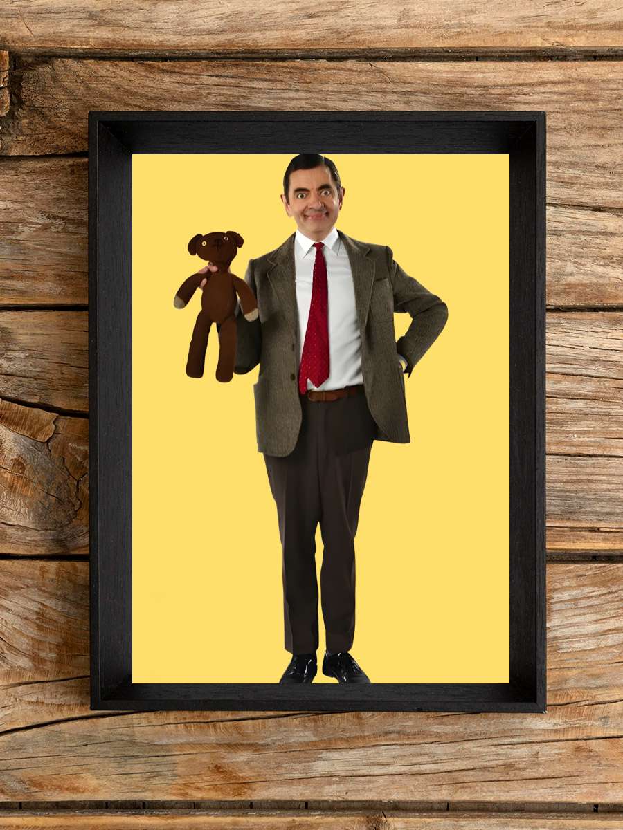 Mr. Bean Dizi Tablo Siyah Çerçeveli Dizi Poster Duvar Tablo