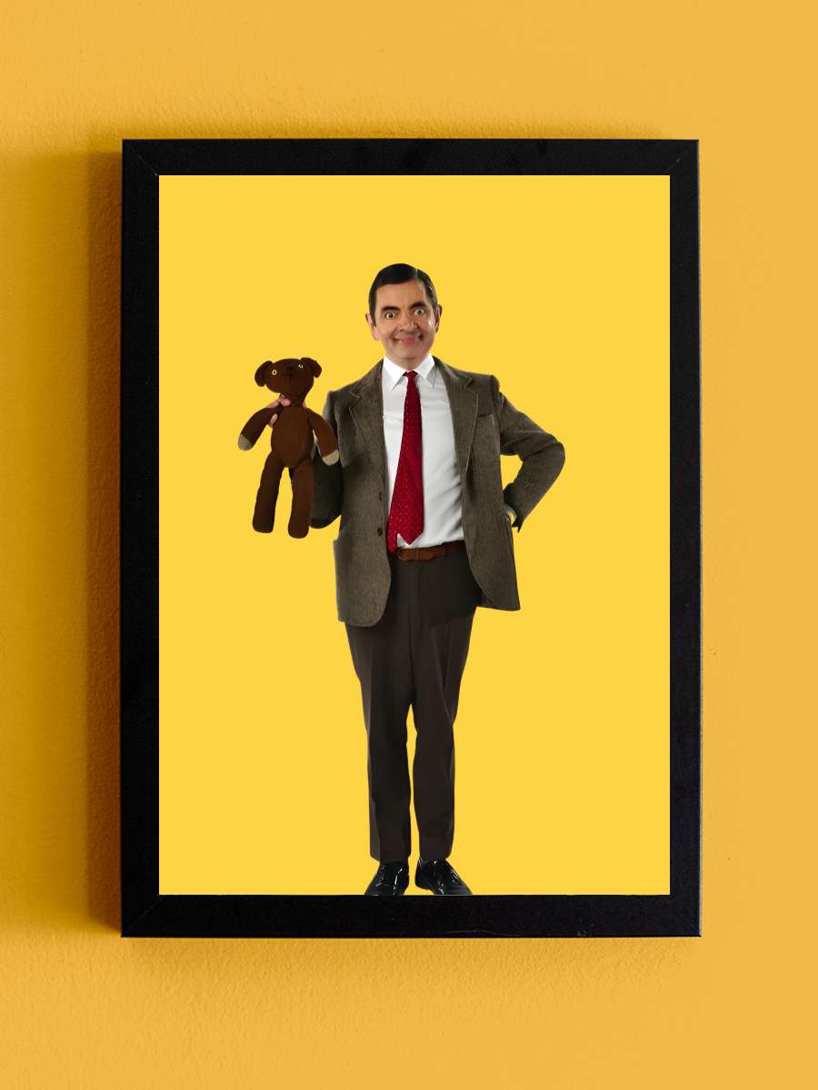 Mr. Bean Dizi Tablo Siyah Çerçeveli Dizi Poster Duvar Tablo