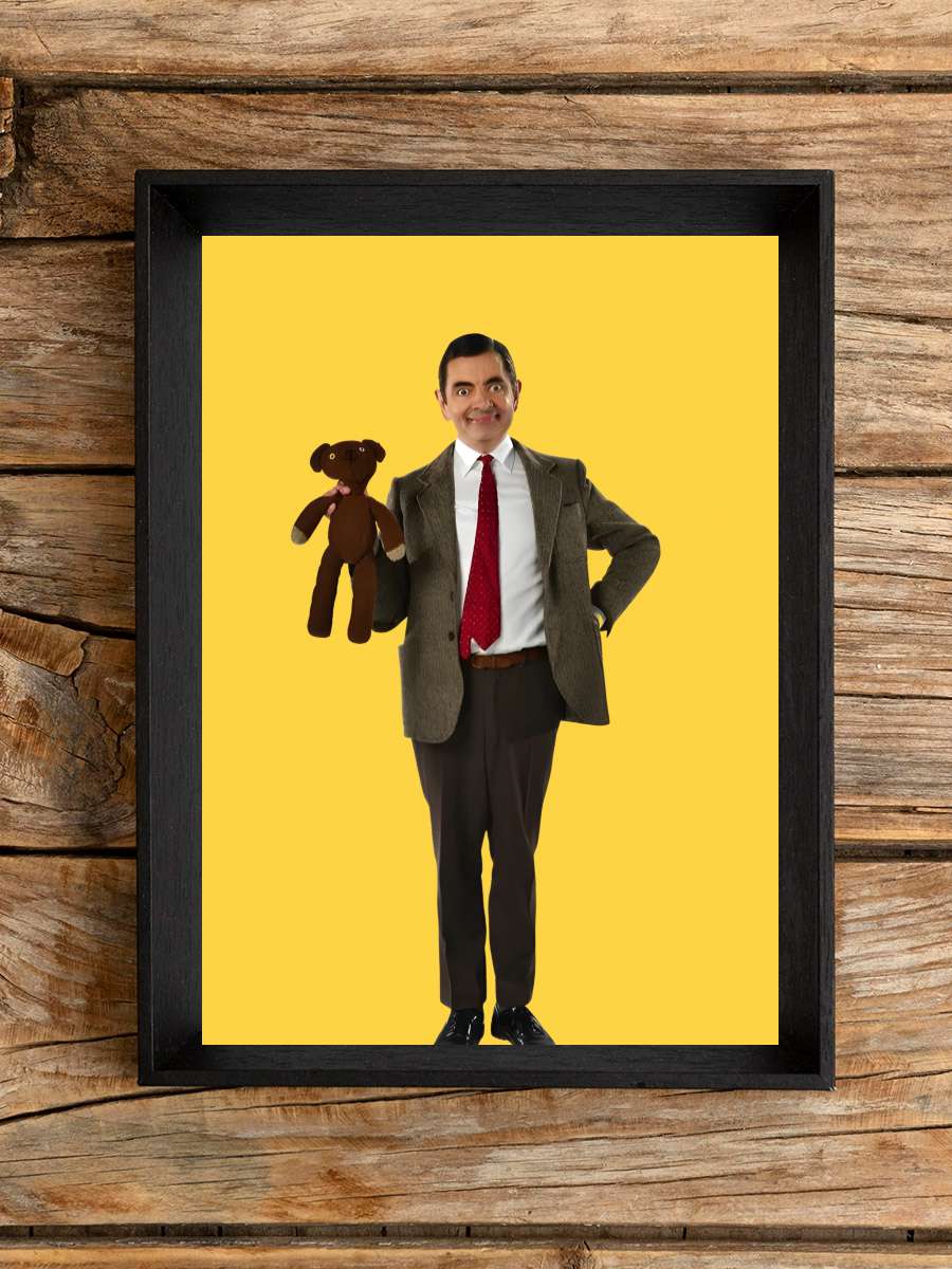 Mr. Bean Dizi Tablo Siyah Çerçeveli Dizi Poster Duvar Tablo