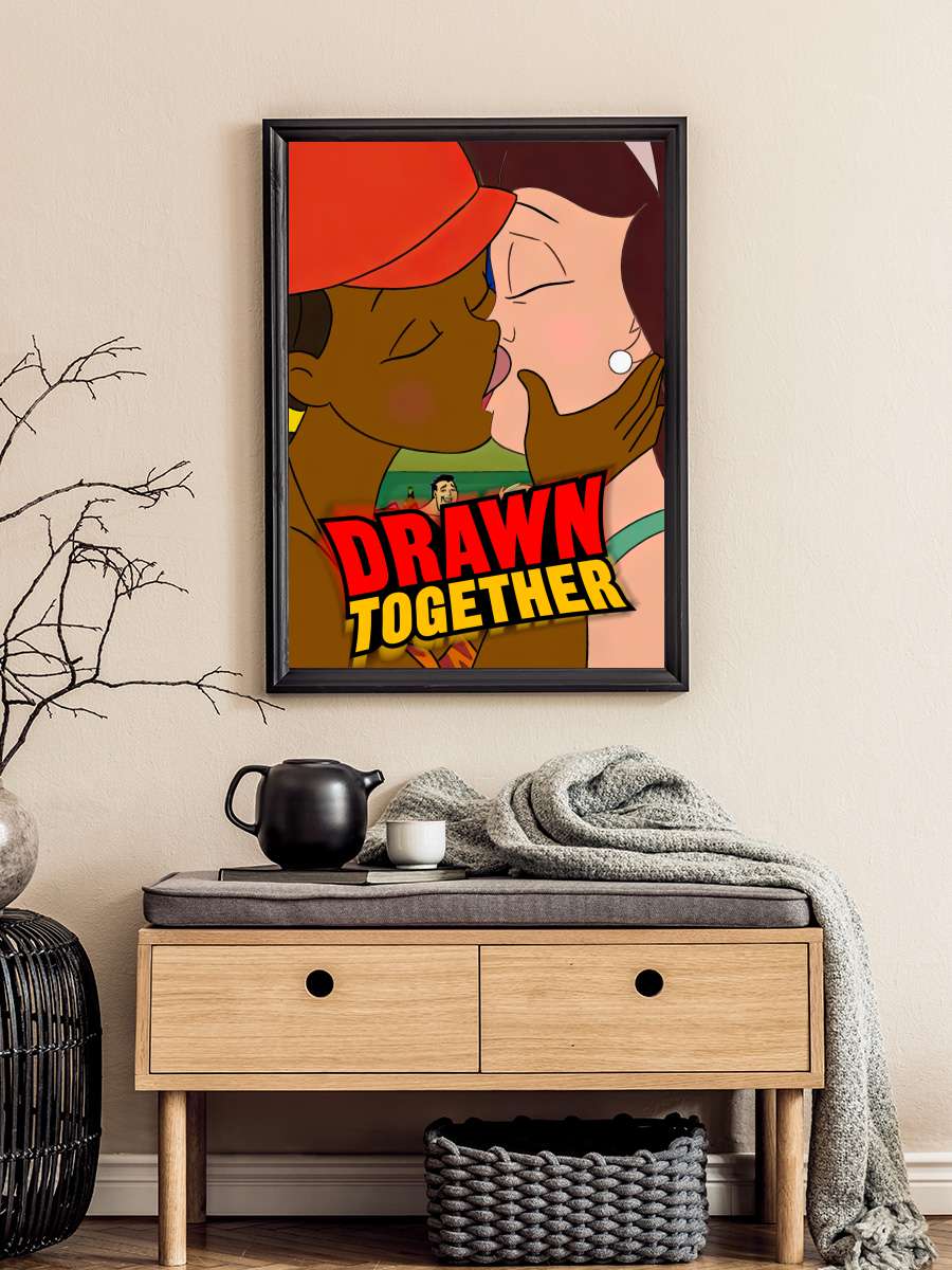 Drawn Together Dizi Tablo Siyah Çerçeveli Dizi Poster Duvar Tablo