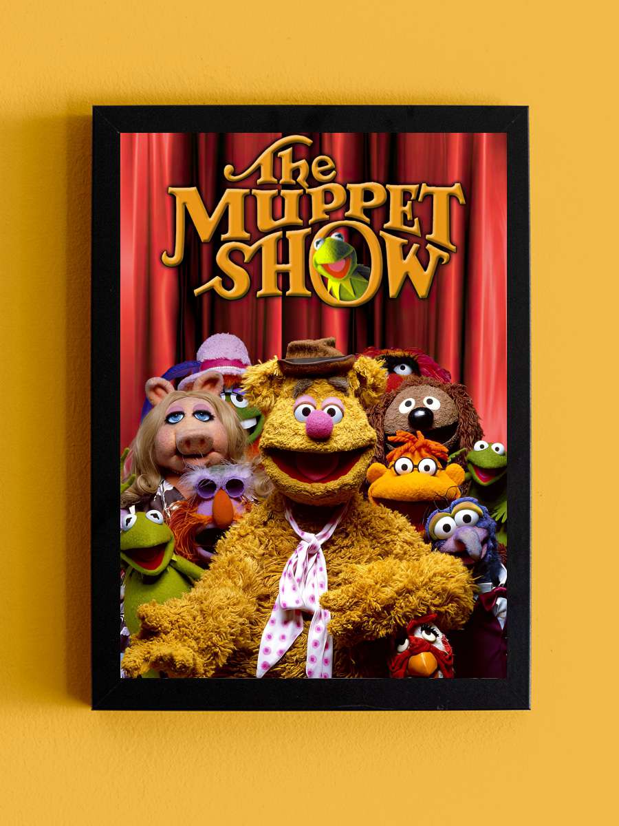 Muppet Şov - The Muppet Show Dizi Tablo Siyah Çerçeveli Dizi Poster Duvar Tablo