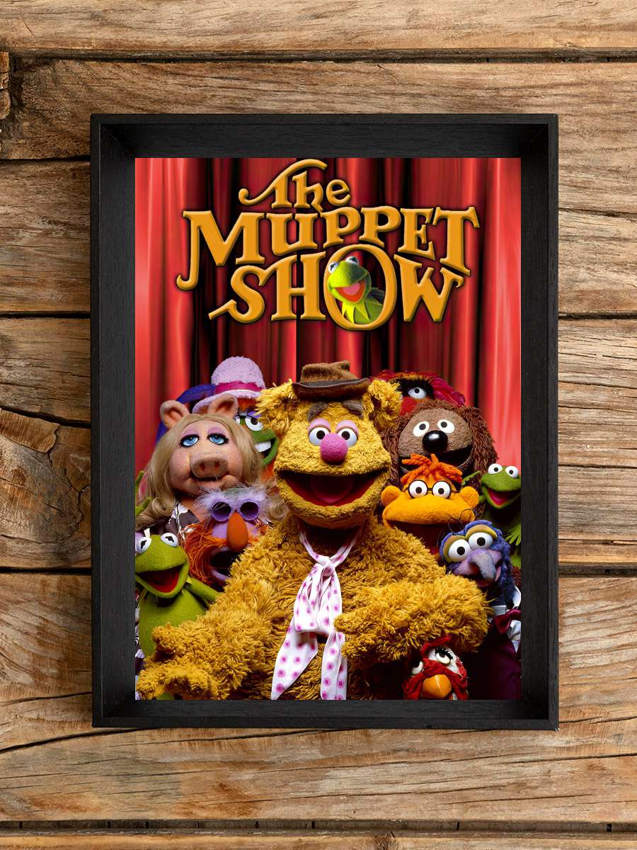 Muppet Şov - The Muppet Show Dizi Tablo Siyah Çerçeveli Dizi Poster Duvar Tablo