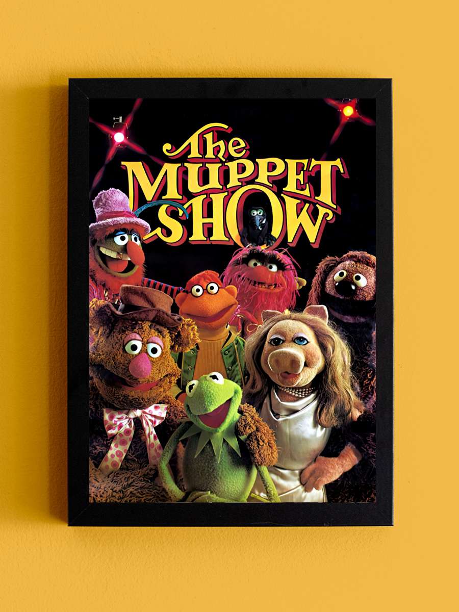 Muppet Şov - The Muppet Show Dizi Tablo Siyah Çerçeveli Dizi Poster Duvar Tablo