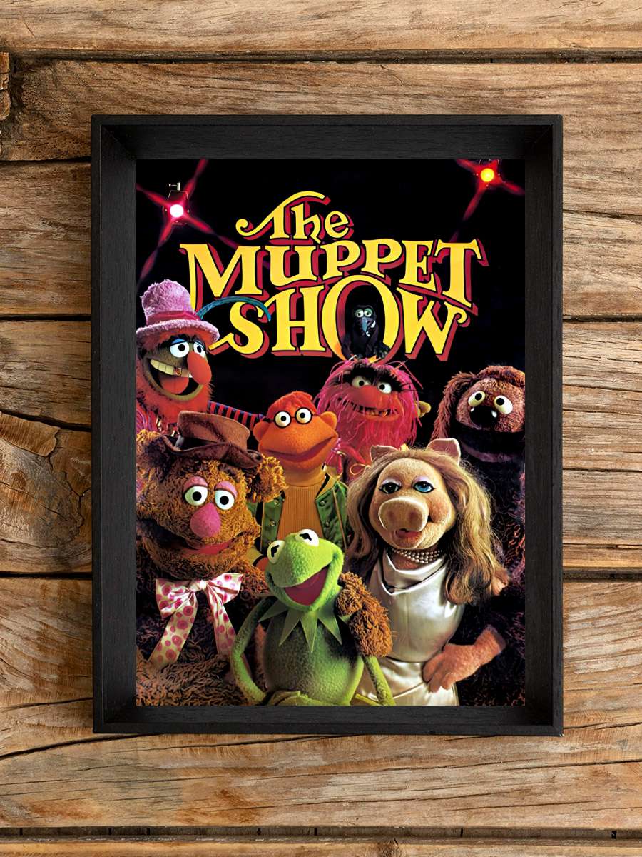 Muppet Şov - The Muppet Show Dizi Tablo Siyah Çerçeveli Dizi Poster Duvar Tablo