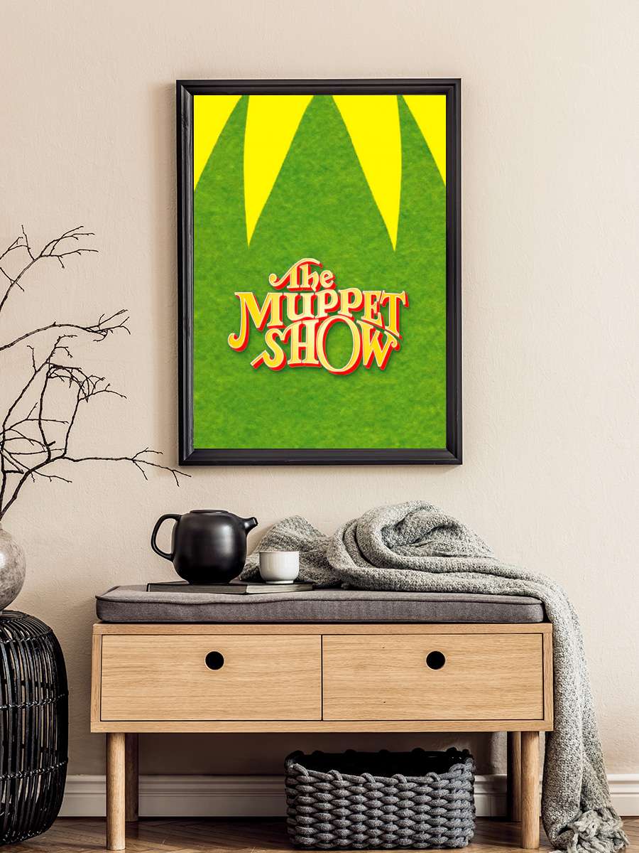 Muppet Şov - The Muppet Show Dizi Tablo Siyah Çerçeveli Dizi Poster Duvar Tablo