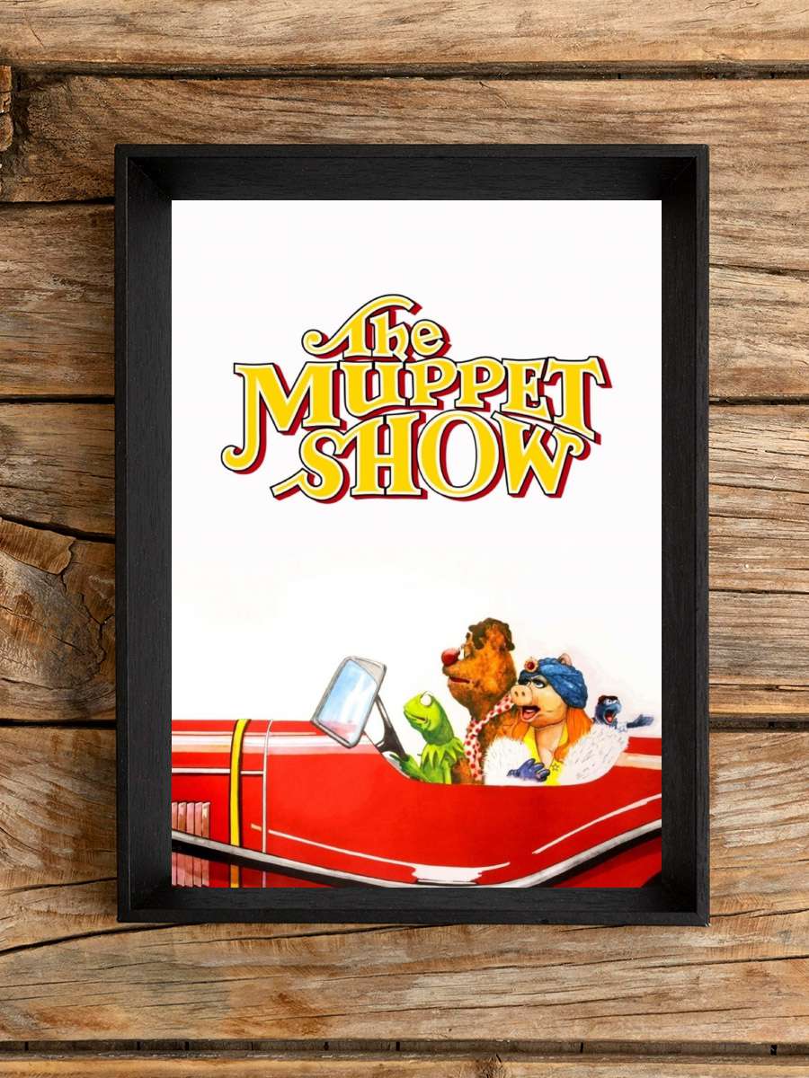 Muppet Şov - The Muppet Show Dizi Tablo Siyah Çerçeveli Dizi Poster Duvar Tablo