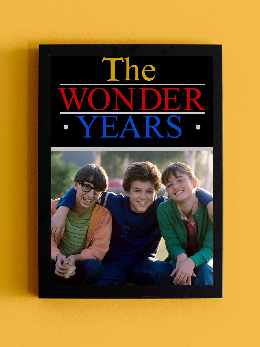 The Wonder Years Dizi Tablo Siyah Çerçeveli Dizi Poster Duvar Tablo